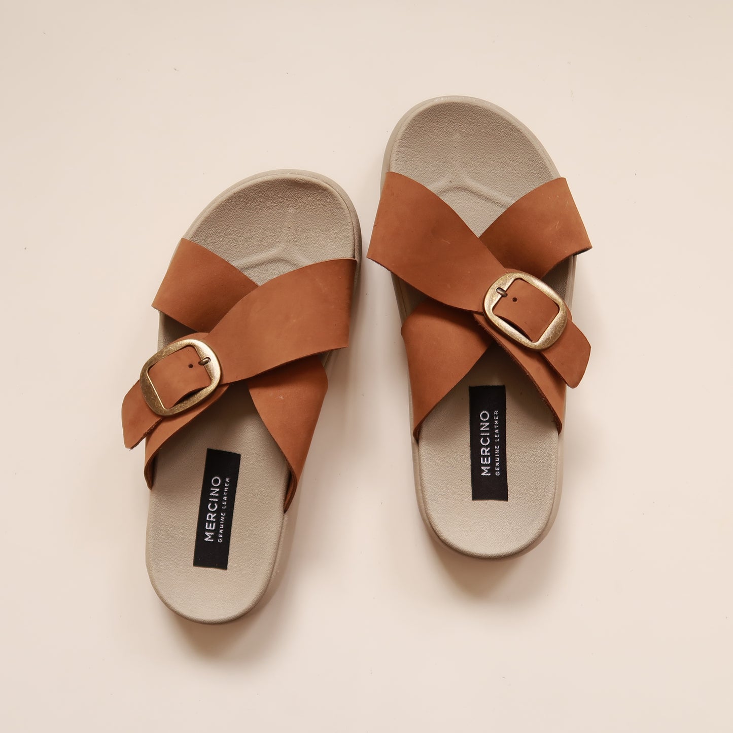 Demi in Fudge (on beige sole)
