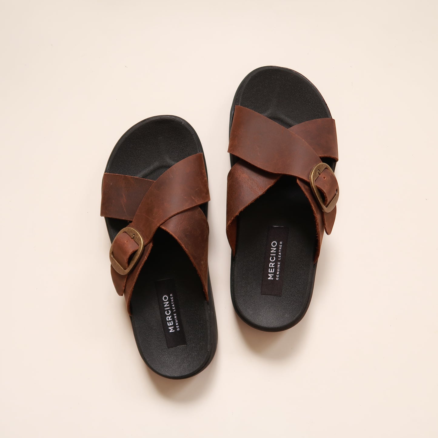 Demi in Vintage Brown (on black sole)