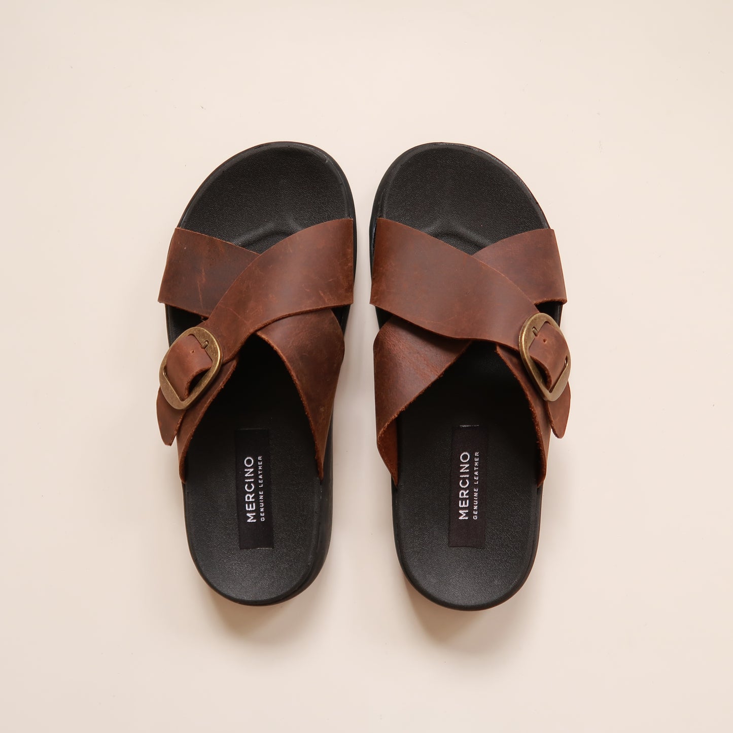 Demi in Vintage Brown (on black sole)