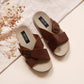 Demi in Vintage Brown (on beige sole)