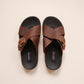 Demi in Vintage Brown (on black sole)