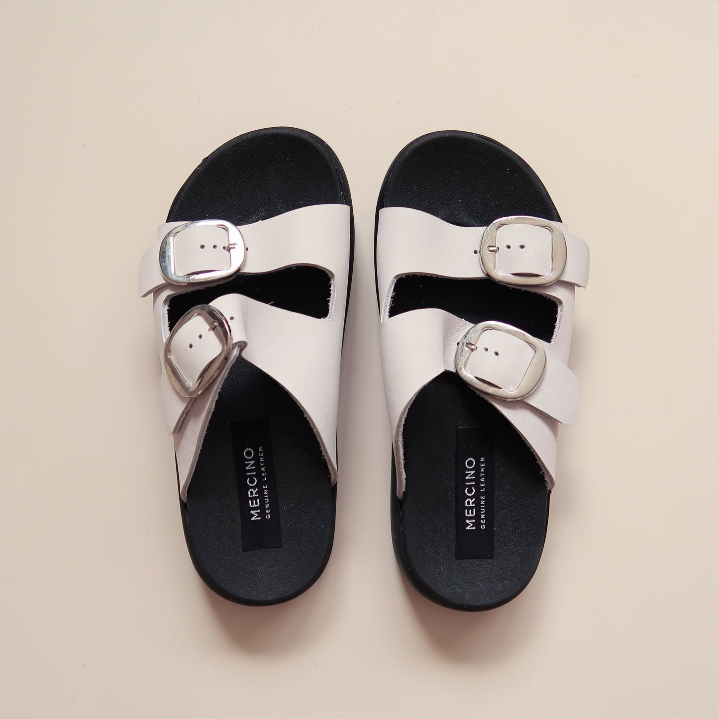 Leslie in Ivory (on black sole)