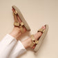 Zoe in Gold (on beige sole)