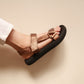 Zoe in Pewter (on black sole)